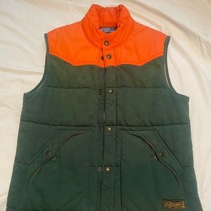Green/Orange Ralph Lauren Polo vest - Large